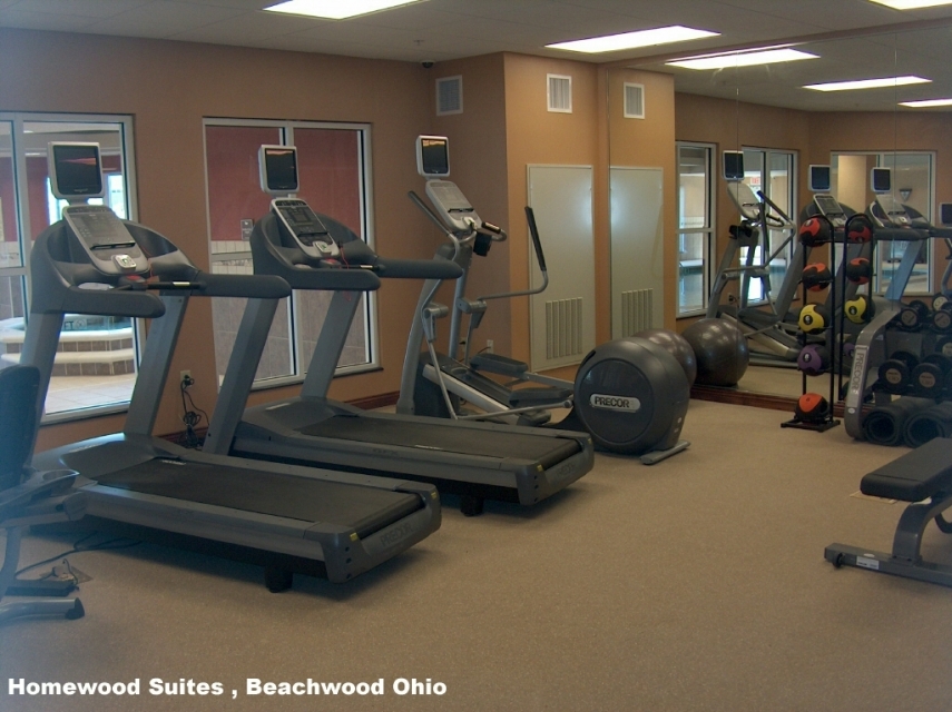 Hotel Fitness Facility at Homewood Suites - Beachwood, OH 44122